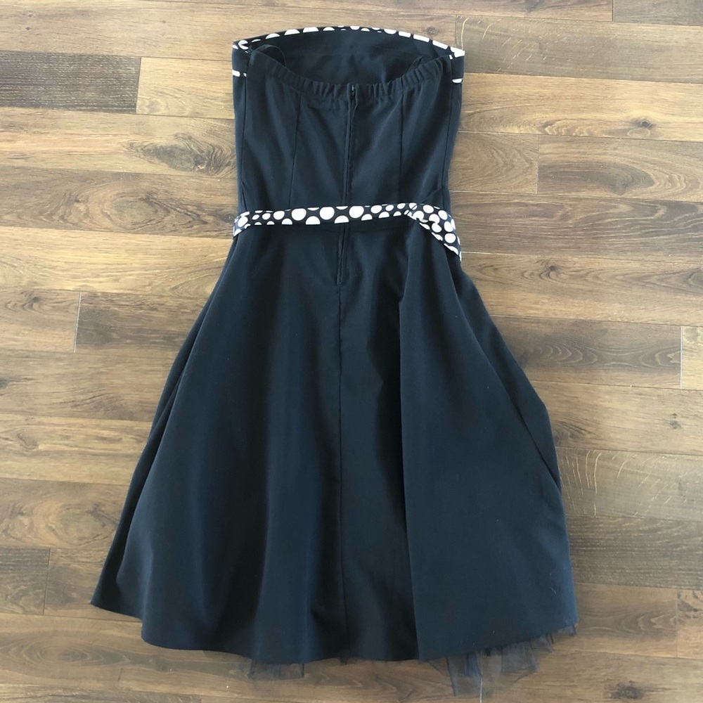 Ruby Rox Strapless Black Dress - Picture 4 of 7